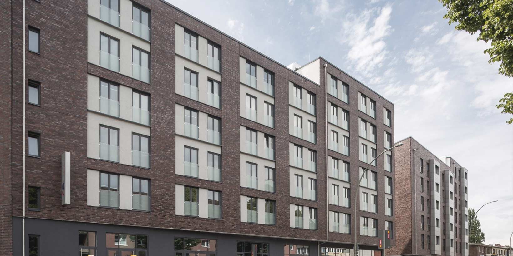 Fotografie der Studentenunterkunft in der Hammerstraße in Hamburg